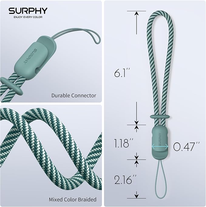 SURPHY 2 Pack Phone Lanyard for Cellphone Case, Phone Wrist Strap for Case - Image 5
