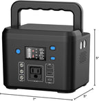 200W Portable Power Station, Powkey 120Wh/33, 000mAh Power Bank - Image 9