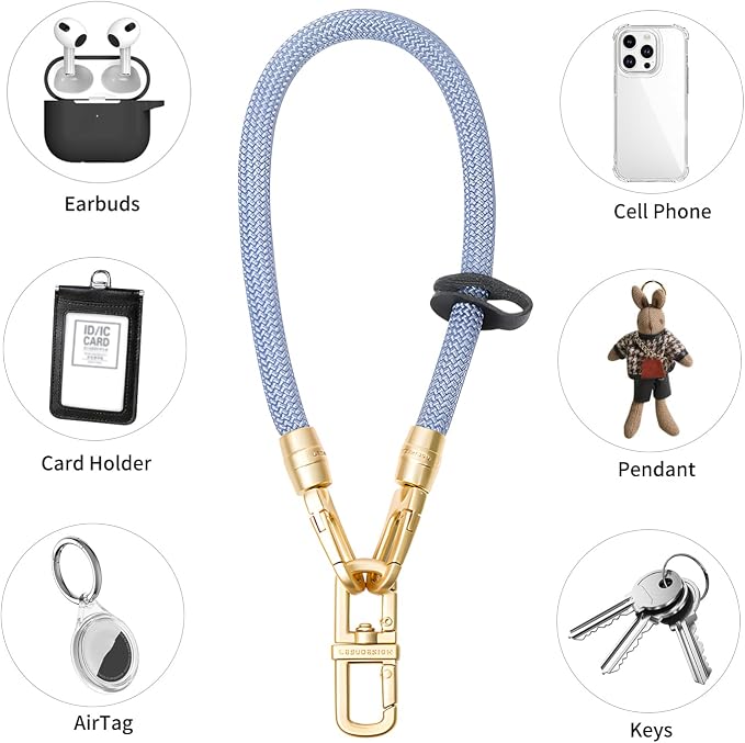 Universal Cell Phone Lanyard Wrist Strap, Phone Bracelet Strap, Phone Charms - Image 6