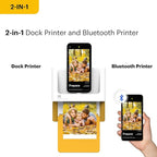 KODAK Dock Plus 4PASS Instant Photo Printer, 4x6 inches, 50 Sheets Bundle - Image 3