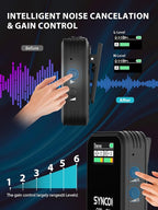 SYNCO Wireless Lavalier Mic System, G2 PRO Dual Channel 656FT Transmission - Image 4