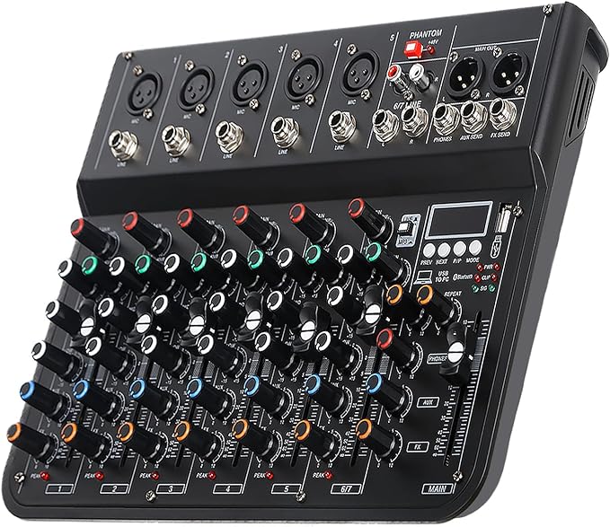 7 Channel mixer, DJ Mixer Board - Image 7