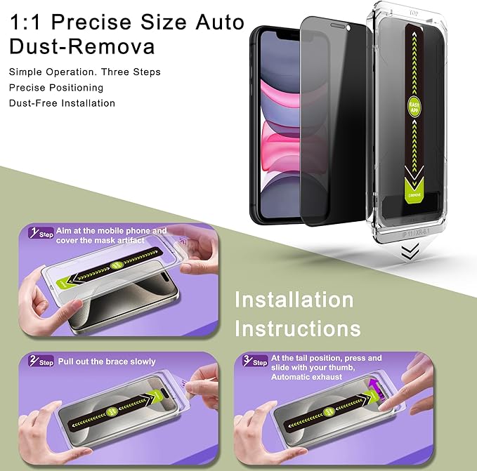 9H Tempered Glass, Full Coverage, Anti-Fingerprint, Auto Dust Removal, - Image 3