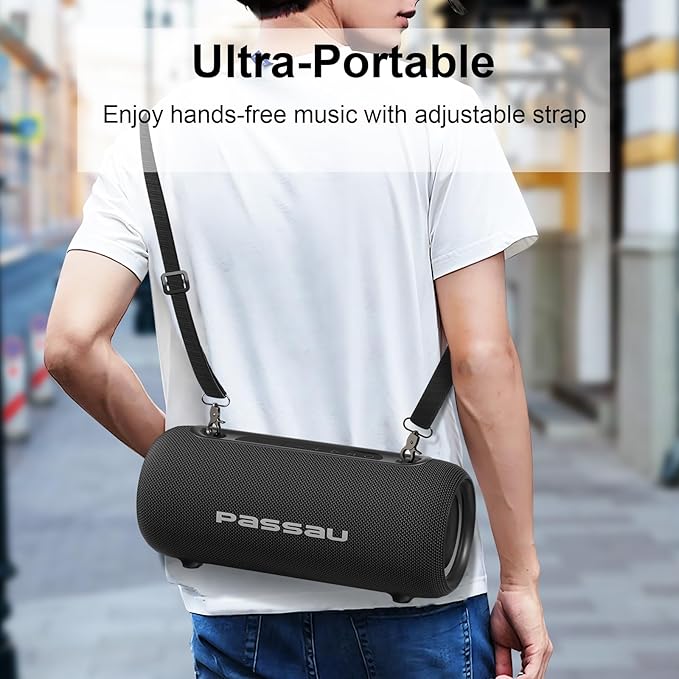 Passau Portable Bluetooth Speakers Loud 40W Peak Stereo Sound, Passive - Image 4
