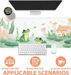 Mouse Pad Large Cute and Whimsical Frogs Non-Slip Gaming Desk Mat - Image 4