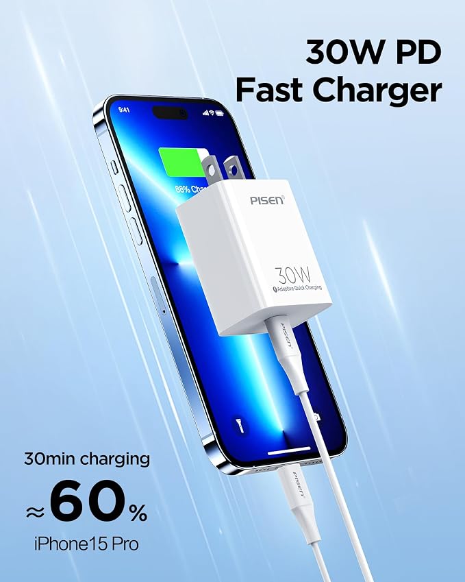 PISEN 30W USB C Charger - Image 2