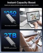 ORICO 2TB External SSD Up to 1050MB/s, Hanging Hole Design Portable Solid State - Image 4
