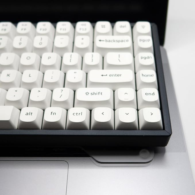 Kado Lift Riser Acrylic for External Keyboard, Frosted Transparent, Office - Image 5