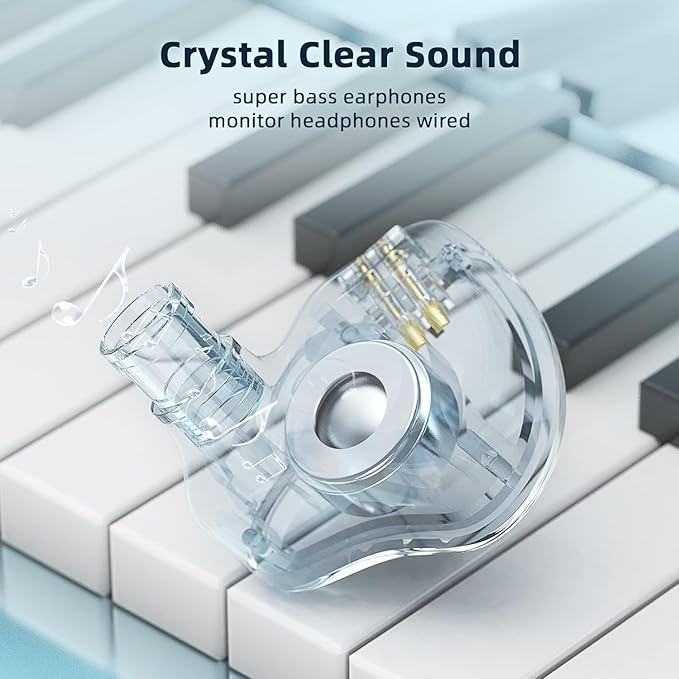 KBEAR KS1 USB C Headphones Crystal Clear Sound Earphones - Image 3