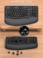 EDJO Ergonomic Wireless Keyboard - Image 9