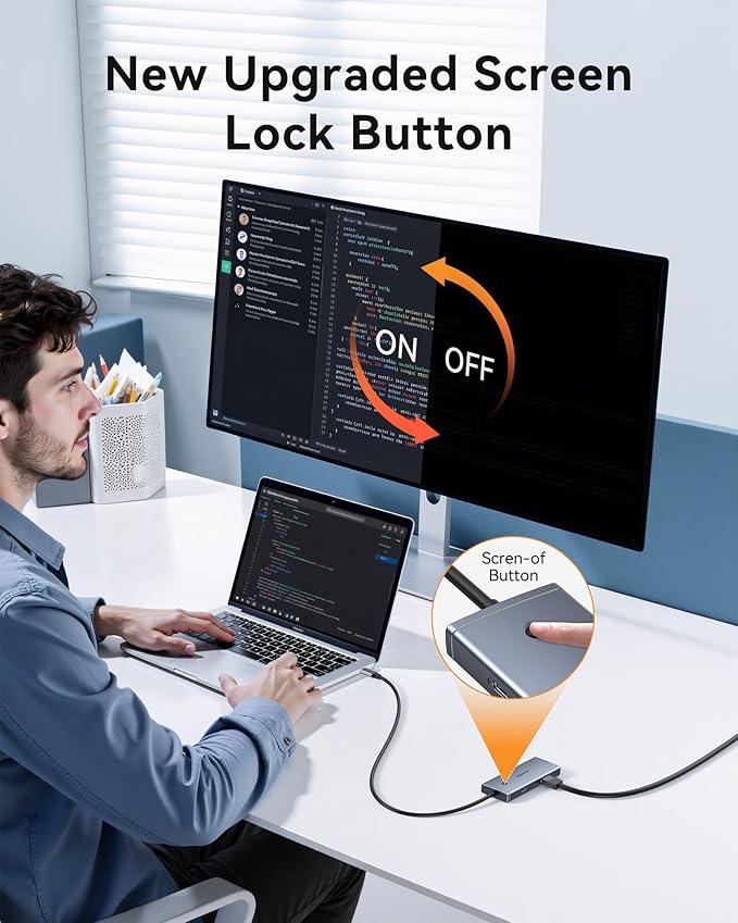 Docking Station USB C to Dual HDMI Adapter, USBC Hub Dual hdmi Monitors - Image 4