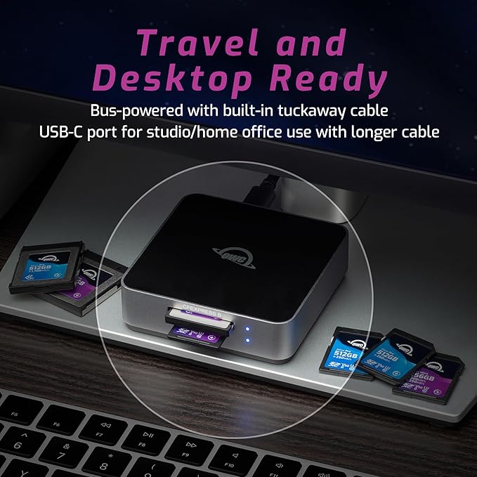 OWC Atlas Dual CFexpress Type B & SDXC UHS-II Card Reader - Image 4
