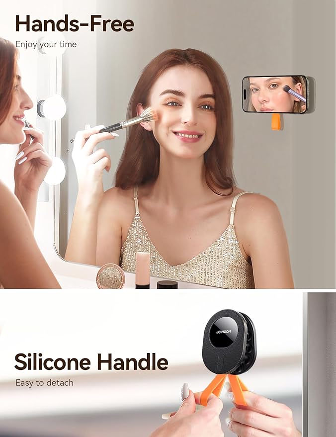 JOYROOM Magnetic Suction Cup Phone Mount, Silicone Suction Phone Case Holder - Image 2