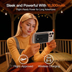 Magnetic Portable Charger, 16800mAh Wireless Power Bank, - Image 2