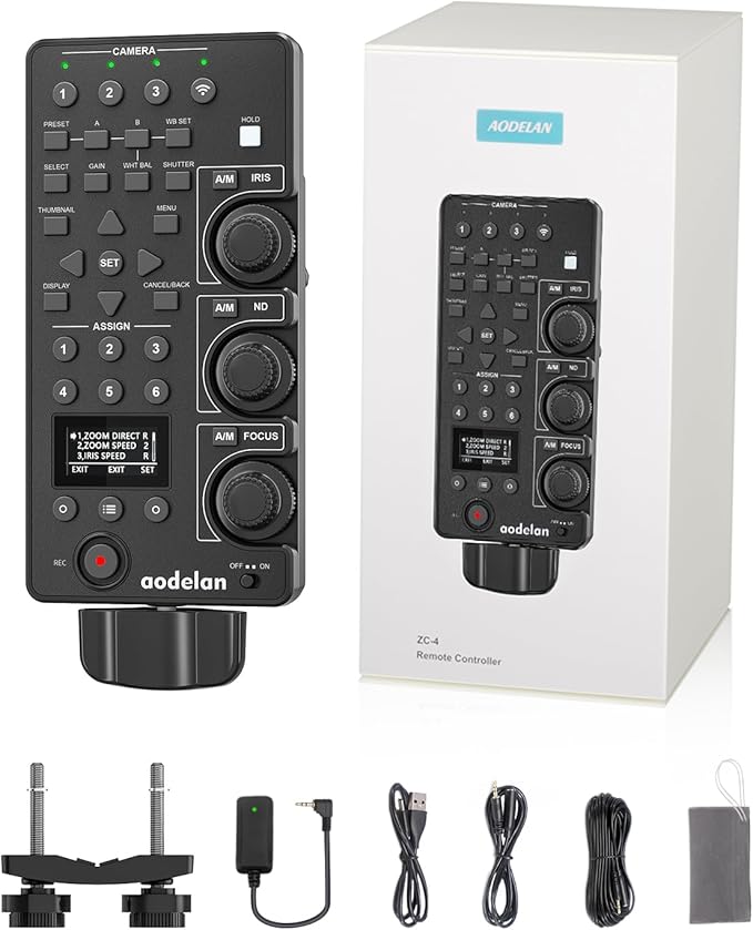 Wireless Camcorder lanc Zoom Controller by AODELAN