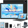 2025 Latest Android Tablet 10.1 Inch, 5G WiFi Tablets Mit 16GB RAM+128GB ROM by ANTEMPERTABLET