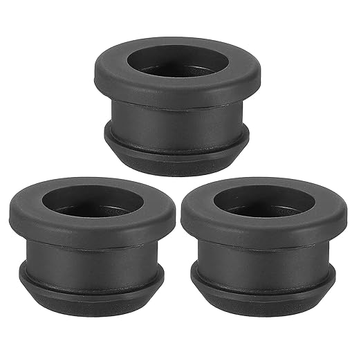 PATIKIL 20mm / 13/16 Inch Drill Hole, 5/8 Inch ID Rubber Grommets by PATIKIL