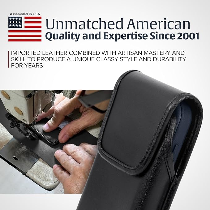 Turtleback Belt Holder for iPhone 16 Pro, 15 pro 14 Pro 13 Pro -Large- Fits - Image 8