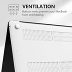 iCasso Compatible with MacBook Air 13 inch Case 2020-2018 Release M1 A2337 - Image 8