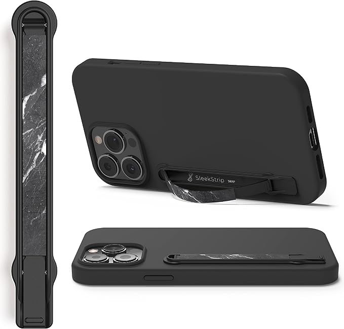 SleekGrip Premium, Swappable Phone Stand & Grip- Ultra Thin Convertible Grip by SleekStrip