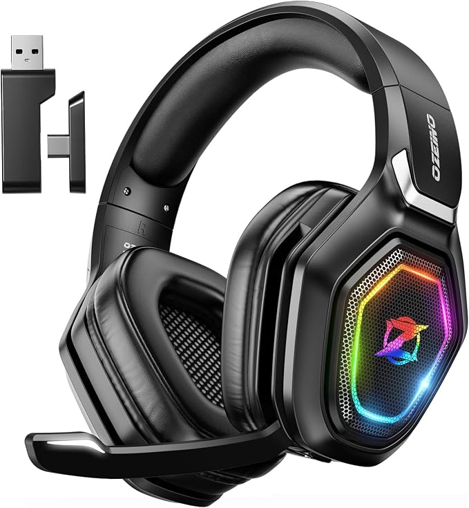 2.4GHz Wireless Gaming Headset by Ozeino