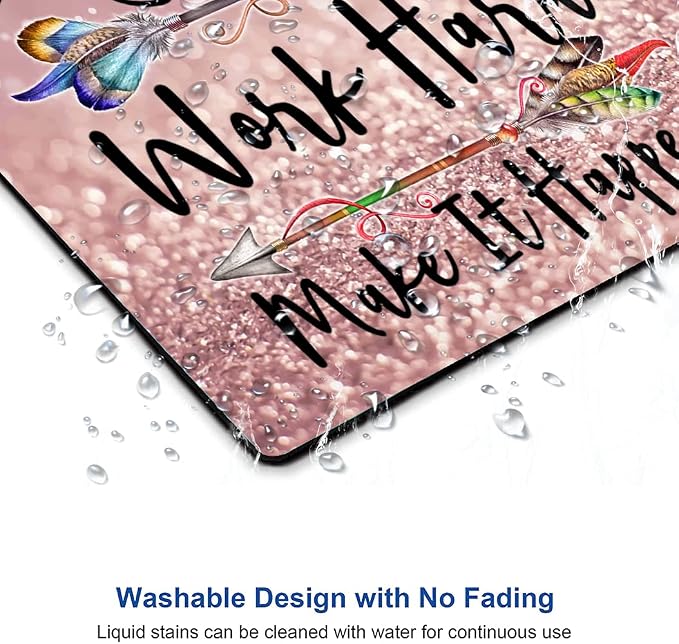 Inspirational Quotes Glitter Mouse Pad - Image 5