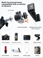Overhead Camera Mount, 5lb Horizontal Load-Bearing, 360° Adjustable Stand - Image 7