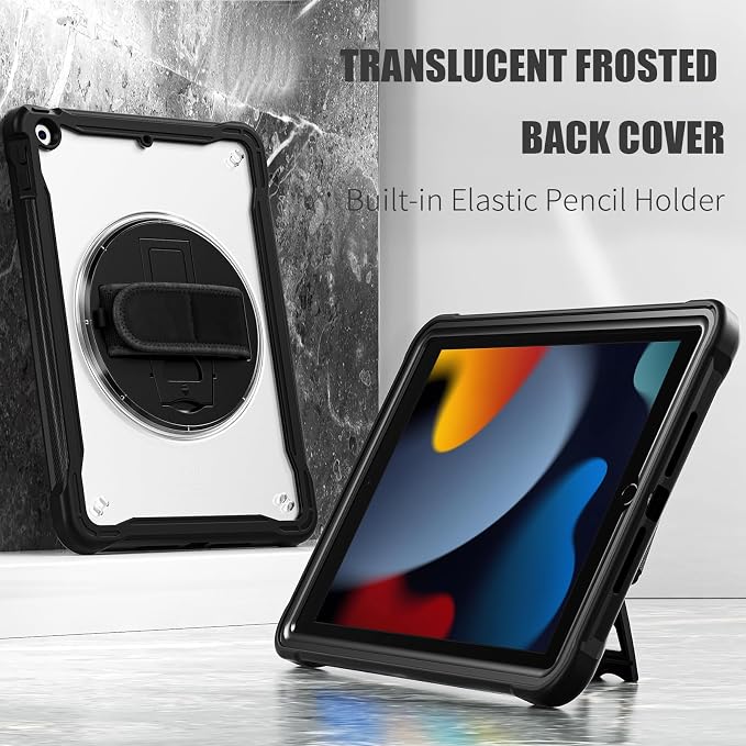 ZenRich Clear Case for iPad 9th/8th/7th Generation 10.2 inch 2021/2020/2019 - Image 7