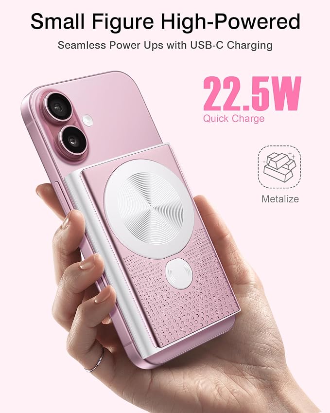 Kesguar Magnetic Portable Charger, 10000mAh 22.5W PD Super Fast Charging - Image 2