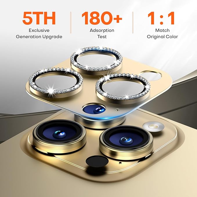 Camera Lens Protector for iPhone 16 Pro Max/16 Pro/iPhone 15 Pro Max/15 - Image 3