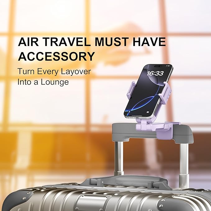 Perilogics 2025 Upgraded Travel Essentials Must Have Airplane Phone Holder - Image 2