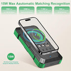 Solar Charger Power Bank 49800mAh Wireless Portable Phone Charger, 22.5W QC3.0 - Image 3
