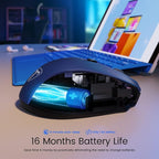 Wireless Mouse, D-09 Computer Mouse USB Cordless Mice - Image 5