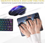 JIKIOU 3 Pack Mouse Pad with Stitched Edge, Comfortable Mouse Pads with - Image 4