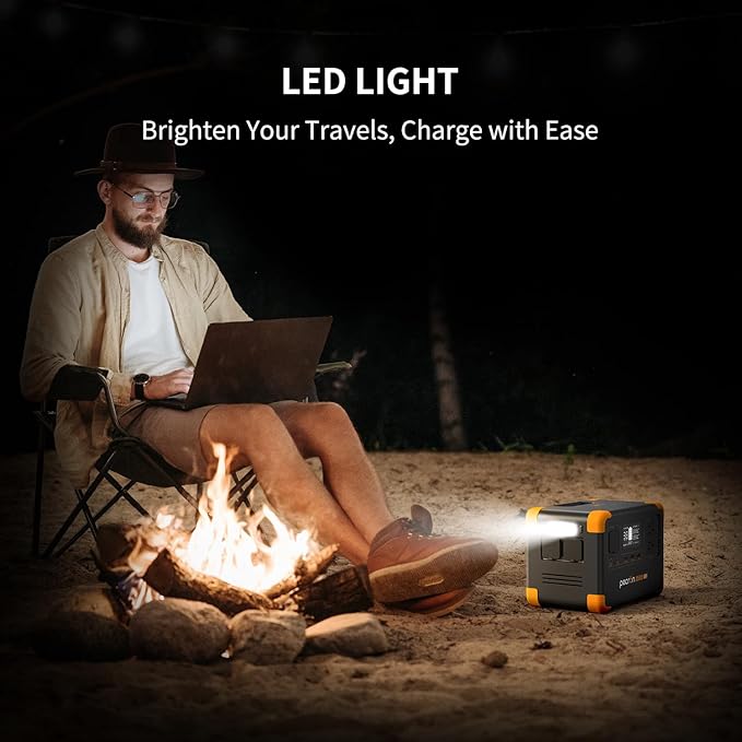 Pecron E500LFP Portable Power Station, 576Wh LiFePO4 Battery, 600W AC Outlets - Image 7