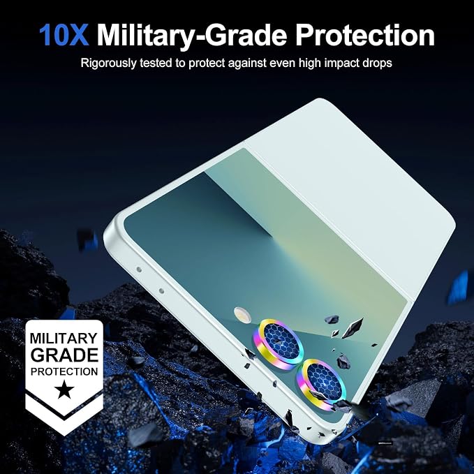 for Samsung Galaxy Z Flip 7 Camera Lens Protector, Individual Metal Ring - Image 5