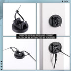 Yookeer 60 Pieces Magnetic Zip Tie Mount Multipurpose Cable Holder Magnets - Image 6