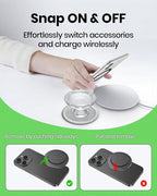 Solid Color Button Phone Grip – Minimalist Design, Durable and Lightweight - Image 6