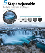67mm Variable ND2-32 Filter for iPhone/DSLR - Image 3