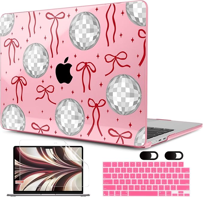MEEgoodo Case for M4/M3/M2 MacBook Air 13.6 inch Case 2025 2024 2022, Fit Model by MEEgoodo