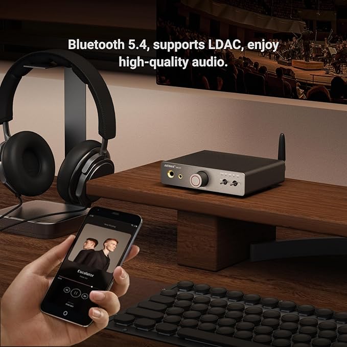 AIYIMA DAC A7 Mini Desktop Bluetooth DAC, USB C Digital to Analog Audio - Image 6