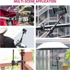 ULANZI Super Clamp Double Camera Clamp, R096 Crab Plier Clip Bracket Mount - Image 7