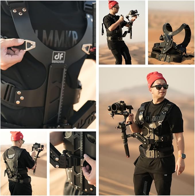 DF DIGITALFOTO THANOS-SE Support Vest Rig System, Filmmakers Kit Gimbal - Image 2