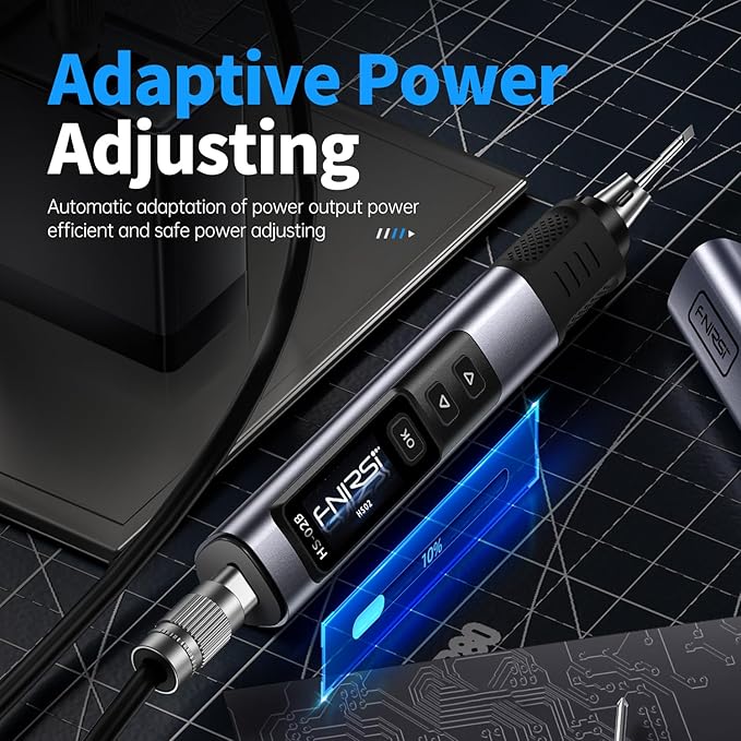 FNIRSI HS-02A 100W Portable Corded Soldering Iron Kit, 3S Fast Heating - Image 4