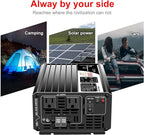Xijia 1500W Pure Sine Wave Inverter DC 72V to AC 120V 60HZ Solar Converter - Image 5