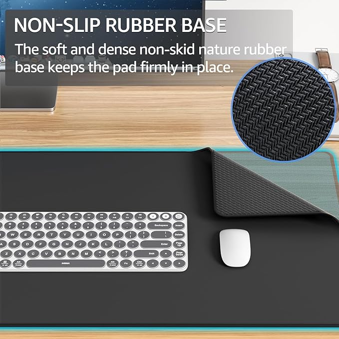 KTRIO Large Gaming Mouse Pad Desk Mat, Superior Micro-Weave Cloth - Image 4