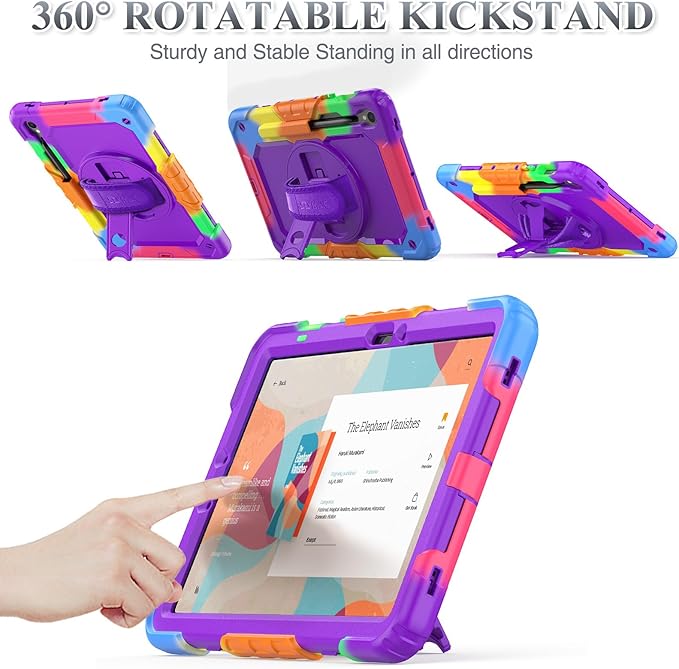 SEYMAC stock Case for Samsung Galaxy Tab S10 FE / S9 / S9 FE 5G Tablet Case - Image 4