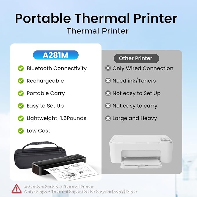 2025 Portable Printers Wireless - Image 2