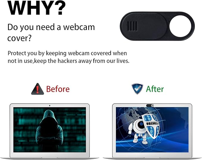 Webcam Cover Slide, Ultra Thin Round Hole Laptop Camera Cover Slide Blocker - Image 2