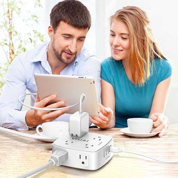 6 Ft Surge Protector Power Strip - Image 4